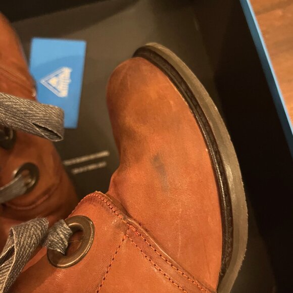 John Fluevog Brown East End Gladstone Mid-Calf Lace Up Boot 8.5 - Picture 8 of 12